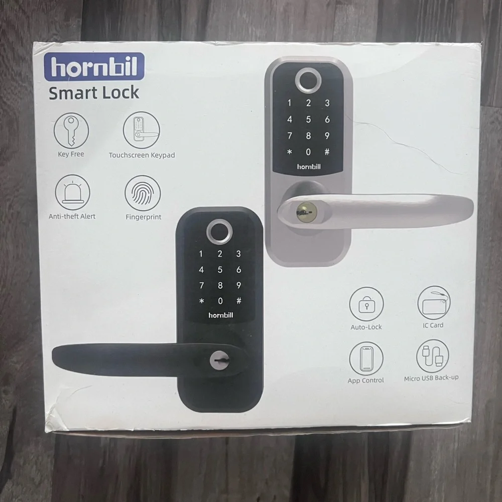 Smart Lock Keyless Entry with Handle - Picture 9 of 9